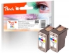 318787 - Peach Twin Pack Print-head colour, compatible with CL-41C*2, 0617B001 Canon