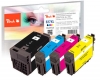 319815 - Peach Spar Pack Tintenpatronen kompatibel zu T2716, No. 27XL, C13T27164010 Epson
