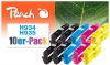 319988 - Peach Pack of 10 Ink Cartridges compatible with No. 934, No. 935, C2P19A, C2P20A, C2P21A, C2P22A HP