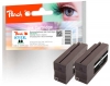 320038 - Peach Twin Pack Ink Cartridge black HC compatible with  No. 711XL BK*2, CZ133AE*2 HP