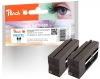 321245 - Peach Twin Pack Ink Cartridge black compatible with No. 957XL bk*2, L0R40AE*2 HP
