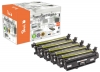 Paquete combinado  de Peach compatible con  HP No. 507A, CE400A, CE401A, CE402A, CE403A
