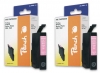 Peach Doppelpack Tintenpatronen magenta light kompatibel zu  Epson T0336PHM*2, C13T03364010