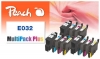 Peach Spar Pack Plus Tintenpatronen kompatibel zu  Epson T0321, T0322, T0323, T0324