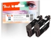 Peach Doppelpack Tintenpatronen schwarz kompatibel zu  Epson No. 18 bk*2, C13T18014010*2