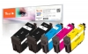 Peach Multipack Plus, XL compatible avec  Epson No. 34XL, T3471*2, T3472, T3473, T3474
