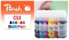 Peach Multi Pack, compatible avec  Canon GI-53