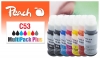 Multipack Plus Peach compatible avec  Canon GI-53