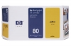 210749 - Original Tintenpatrone gelb No. 80 Y, C4873A HP