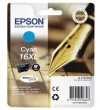 210814 - Originele inkt cartridge XL cyaan No. 16XL c, C13T16324010 Epson