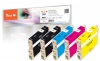 313310 - Pack combinado Plus de Peach compatible con T0611, T0615, C13T06154010 Epson