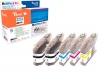 317204 - Peach Spar Pack Plus Tintenpatronen, kompatibel zu LC-127XLVALBP Brother