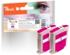 318778 - Peach Twin Pack cartouche d'encre magenta, compatible avec No. 11 m*2, C4837A*2 HP