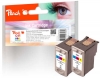 318787 - Peach Twin Pack testine di stampa colore, compatibile con CL-41C*2, 0617B001 Canon