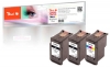 319173 - Peach Multi Pack Più compatibili con PG-540XLBK*2, CL-541XLC, 5222B005, 5226B004 Canon