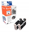 319189 - Peach Twin Pack Ink Cartridge black, compatible with T1281 bk*2, C13T12814011 Epson