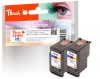 320087 - Peach Twin Pack Print-head colour compatible with CL-546XL*2, 8288B001*2 Canon