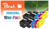 320856 - Peach Pack of 10 Ink Cartridges compatible with No. 903XL, T6M15AE*2, T6M03AE*2, T6M07AE*2, T6M11AE*2 HP