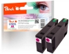 318848 - Peach Twin Pack Ink Cartridge magenta, compatible with T7023 m*2, C13T70234010*2 Epson