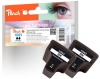 319217 - Peach Doppelpack Ink Cartridge black compatible with No. 363 bk*2, C8721EE HP