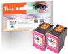 319636 - Peach Twin Pack Print-head color compatible with No. 62XL c*2, C2P07AE*2 HP