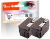 319992 - Peach Twin Pack Ink Cartridge black, compatible with T2711*2, No. 27XL bk*2, C13T27114010*2 Epson