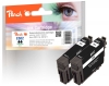 320865 - Peach Twin Pack Ink Cartridge black, compatible with No. 502BK*2, C13T02V14010*2 Epson